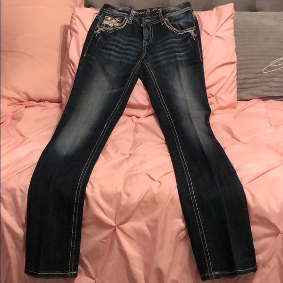 Rhinestone jeans. - Picture 3 of 4